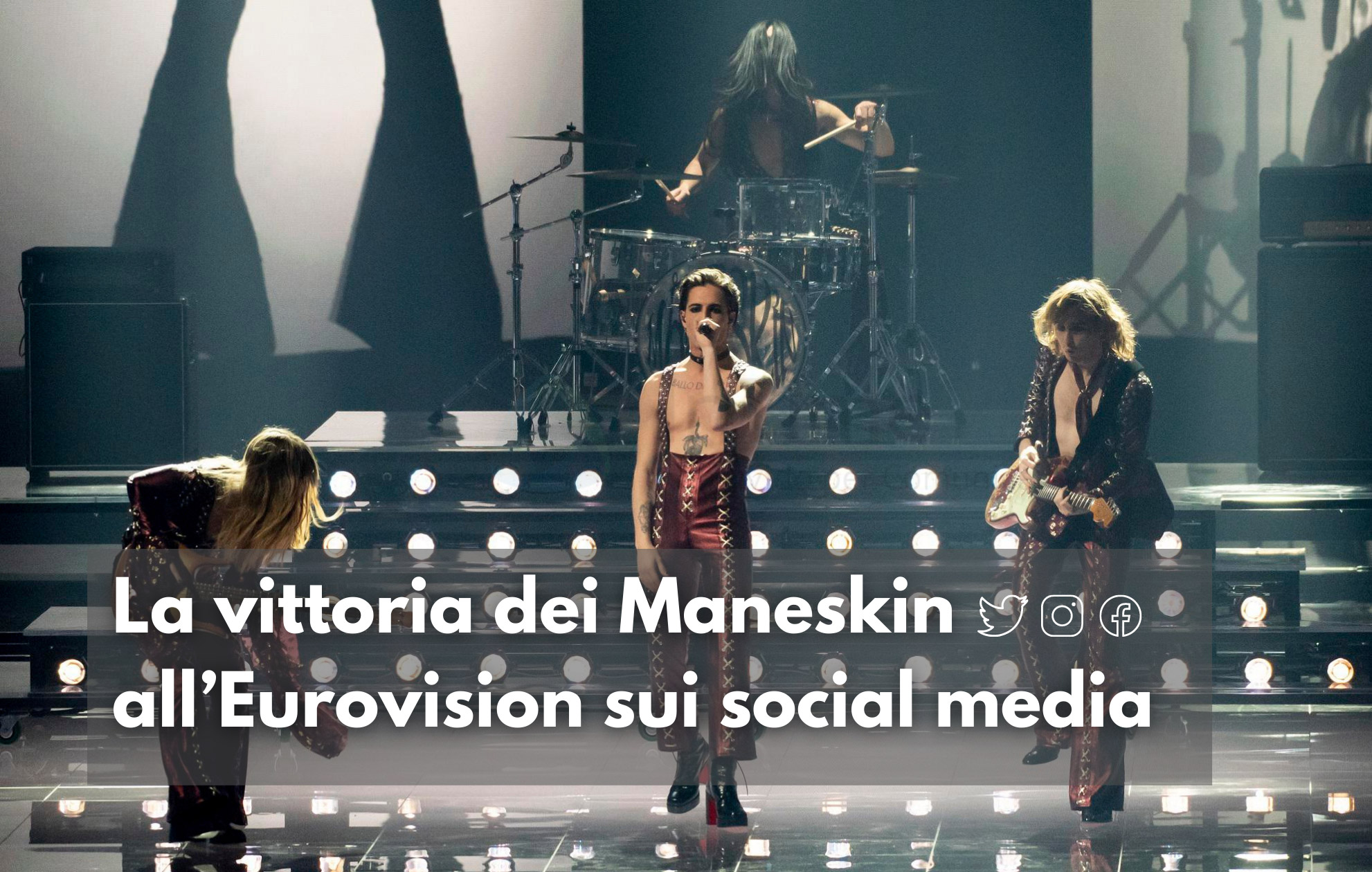 vittoria Maneskin Eurovision social media