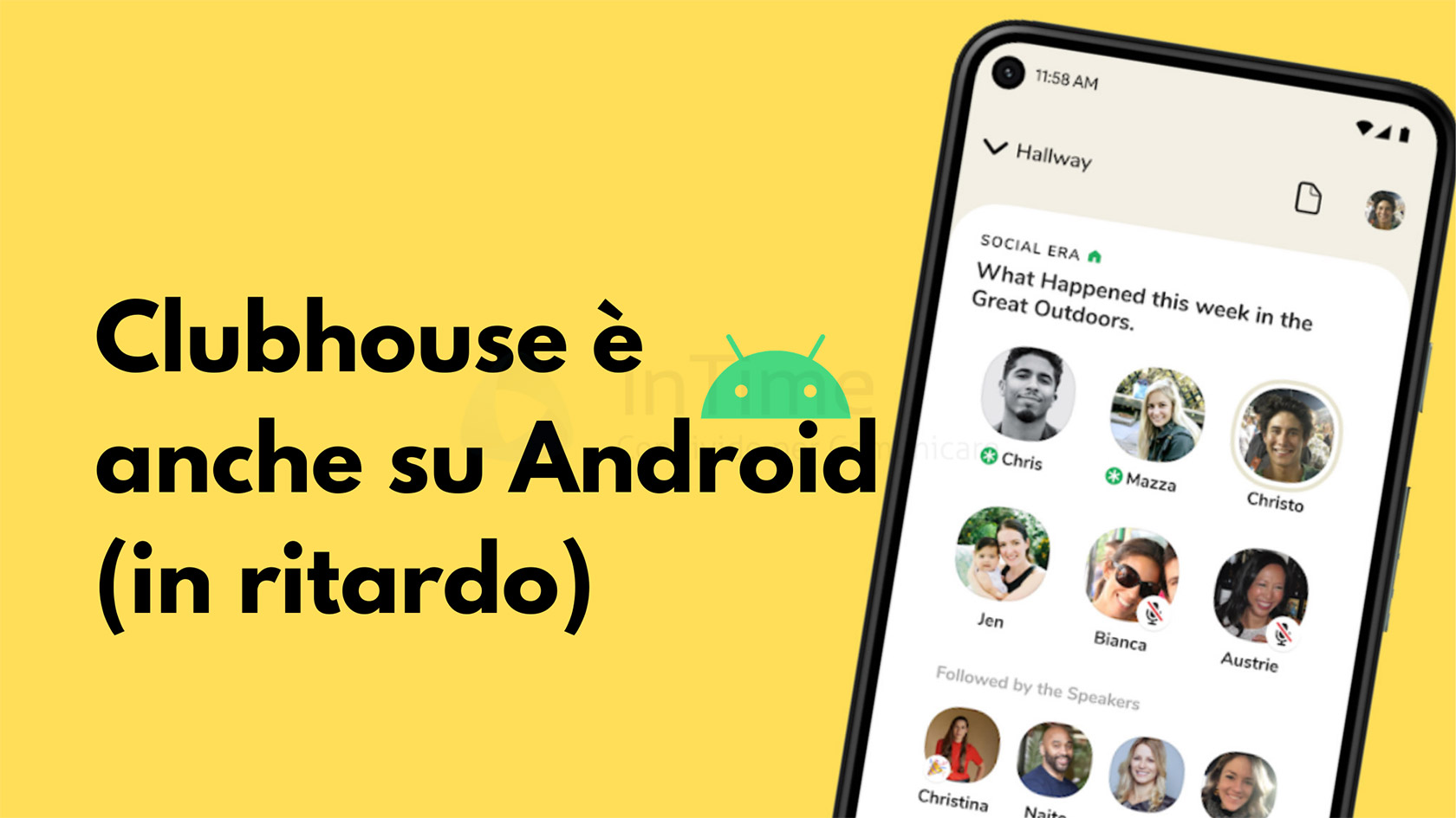 android clubhouse ritardo intime blog