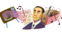 Il doodle di Google oggi è dedicato a Akira Ifukube doodle Google Akira Ifukube