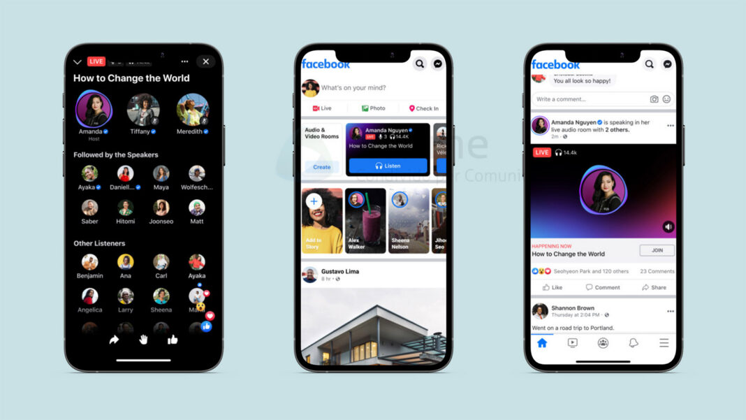 Facebook, ecco la risposta a Clubhouse e lo streaming dei podcast