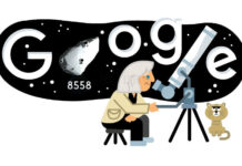 Il doodle di Google dedicato a Margherita Hack doodle Google hack franzrusso.it