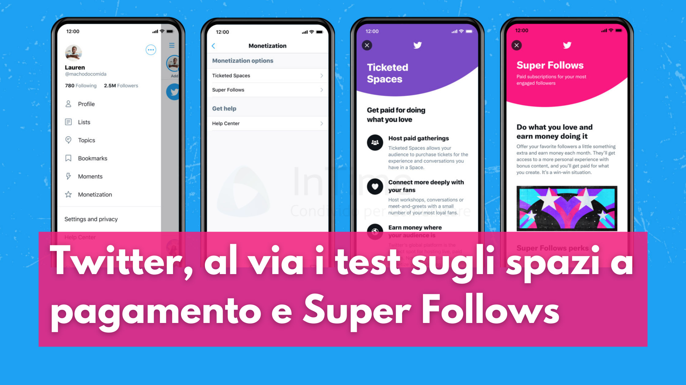 twitter spazi pagamento super follows intime blog franzrusso 2021