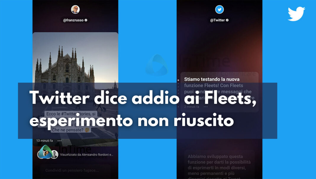 Twitter dice addio ai Fleets, esperimento non riuscito