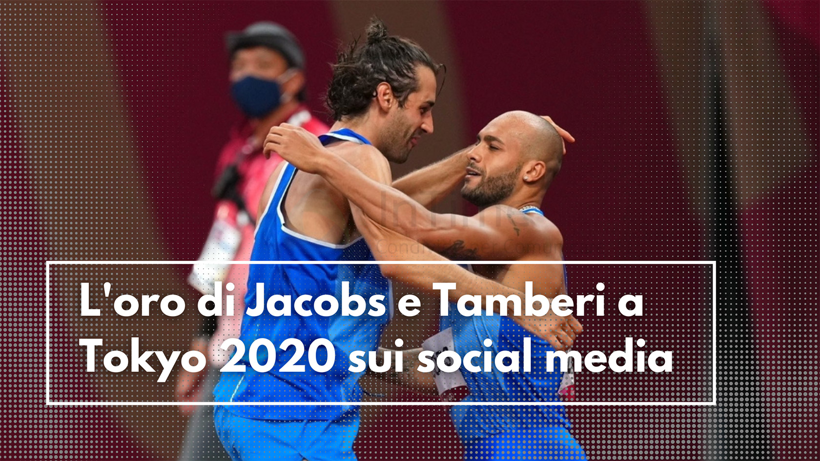 oro Jacobs Tamberi Tokyo 2020 social media franzrusso
