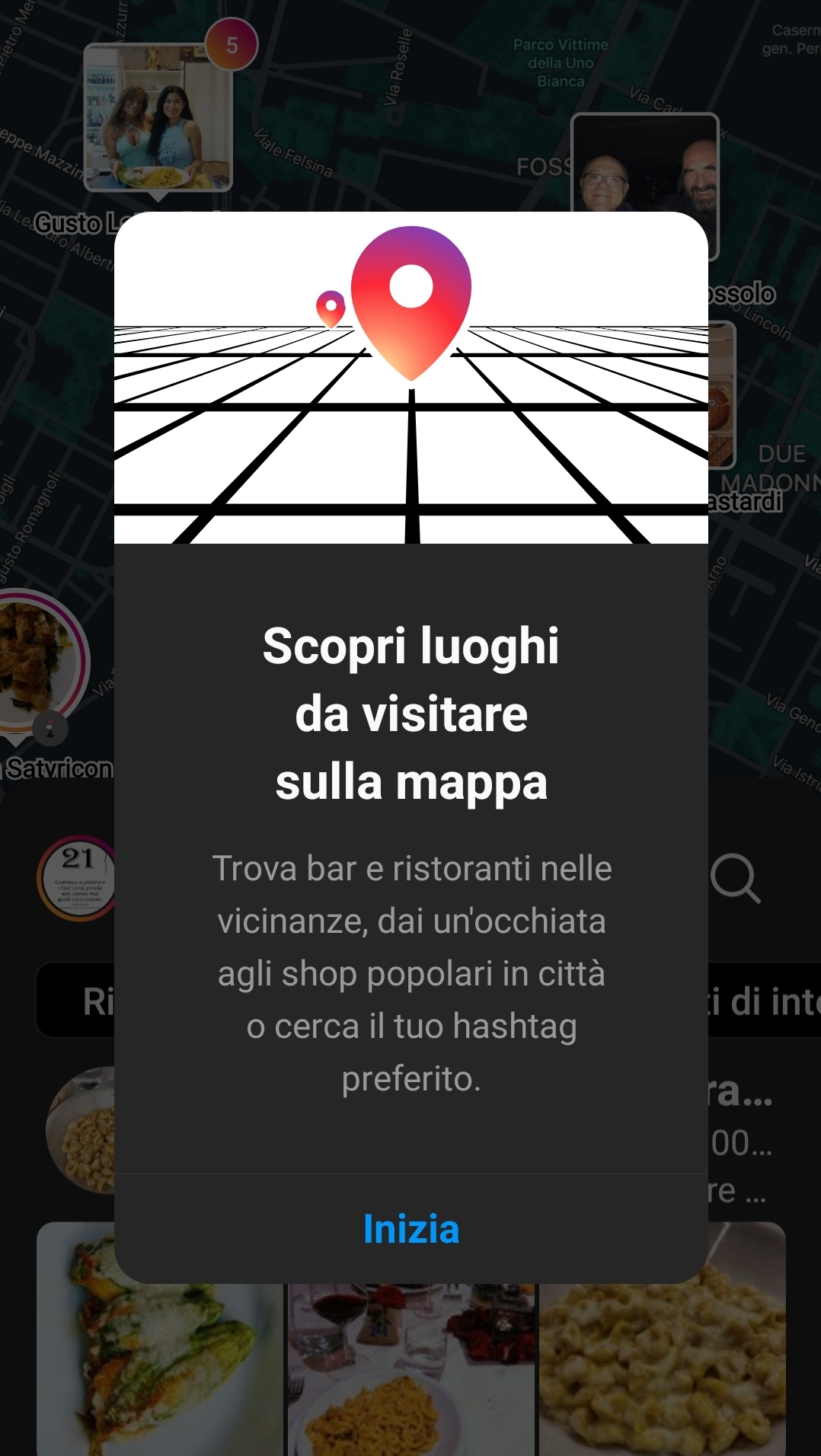 cerca sulla mappa instagram tag esplora franzrusso.it