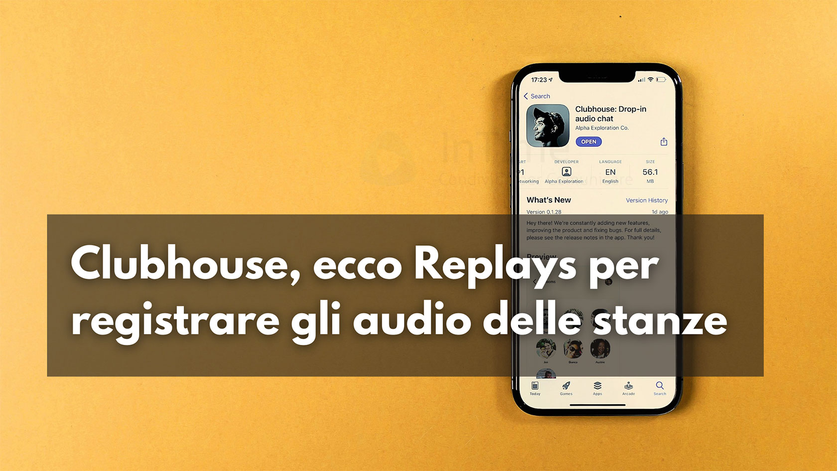 clubhouse replays registrare audio stanze franzrusso