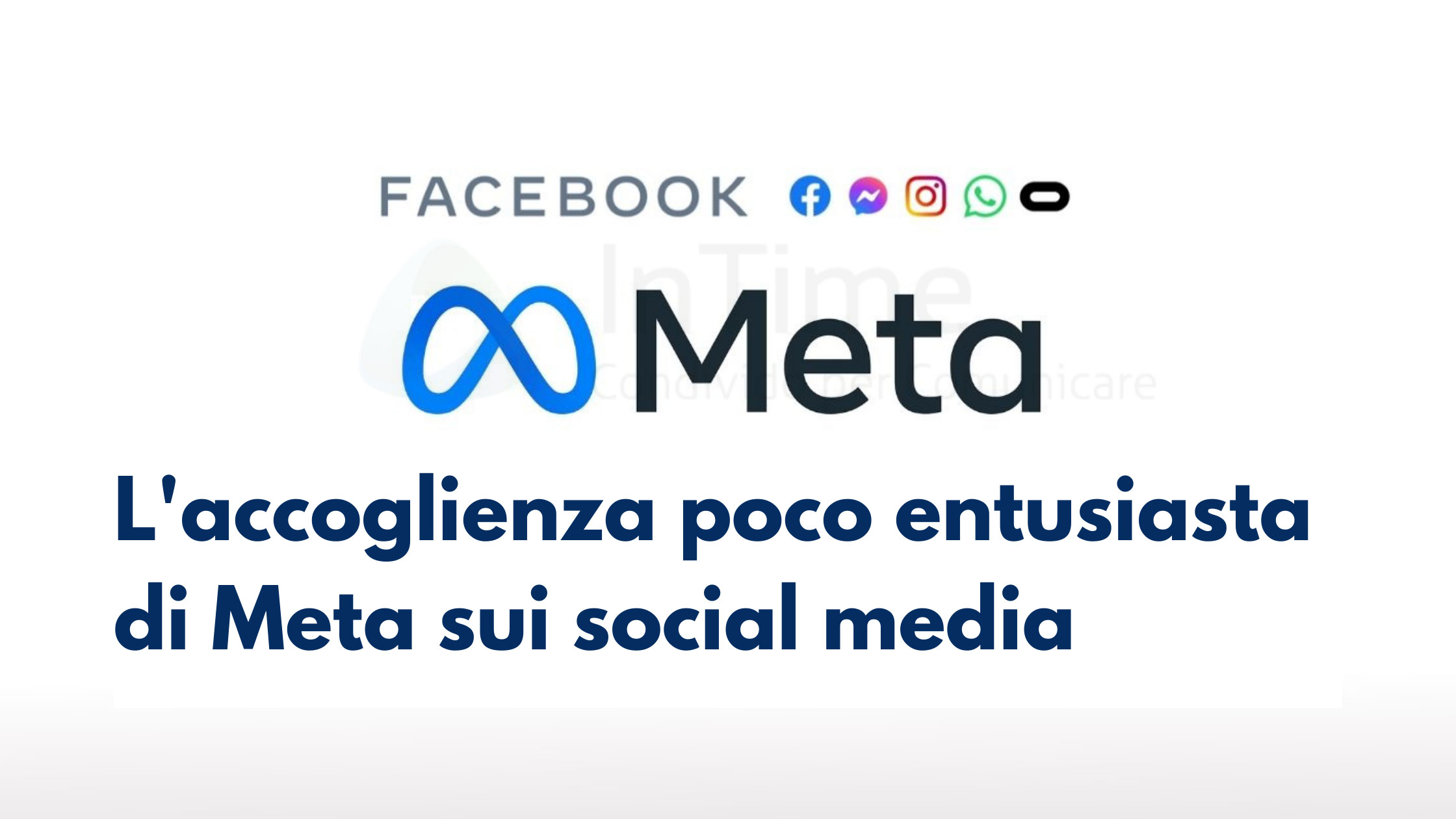 L’accoglienza poco entusiasta di Meta sui social media