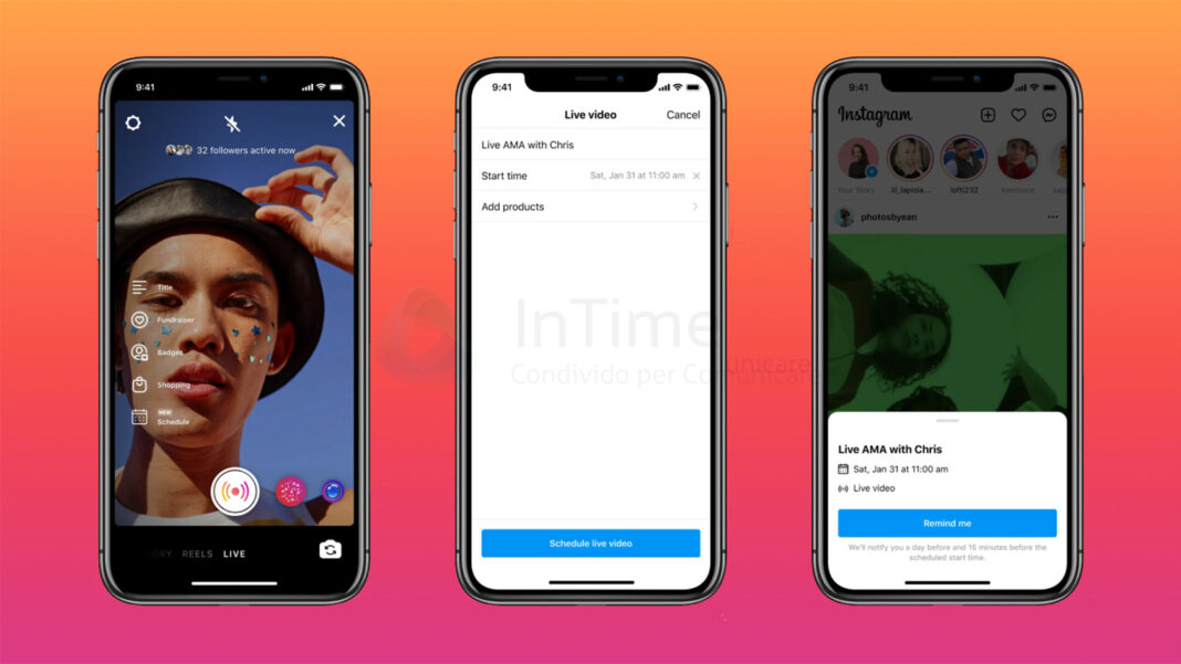 Su Instagram è possibile programmare le IG Live