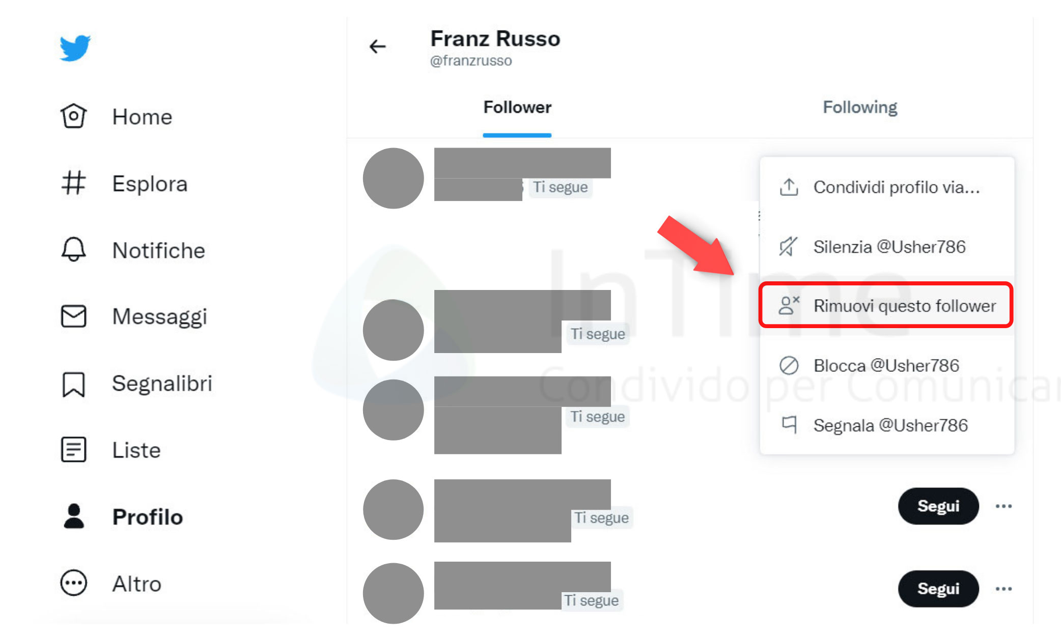 twitter rimuovere follower web franzrusso intime blog