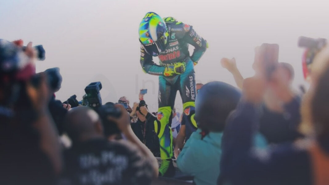 L’addio alle corse di Valentino Rossi sui Social Media