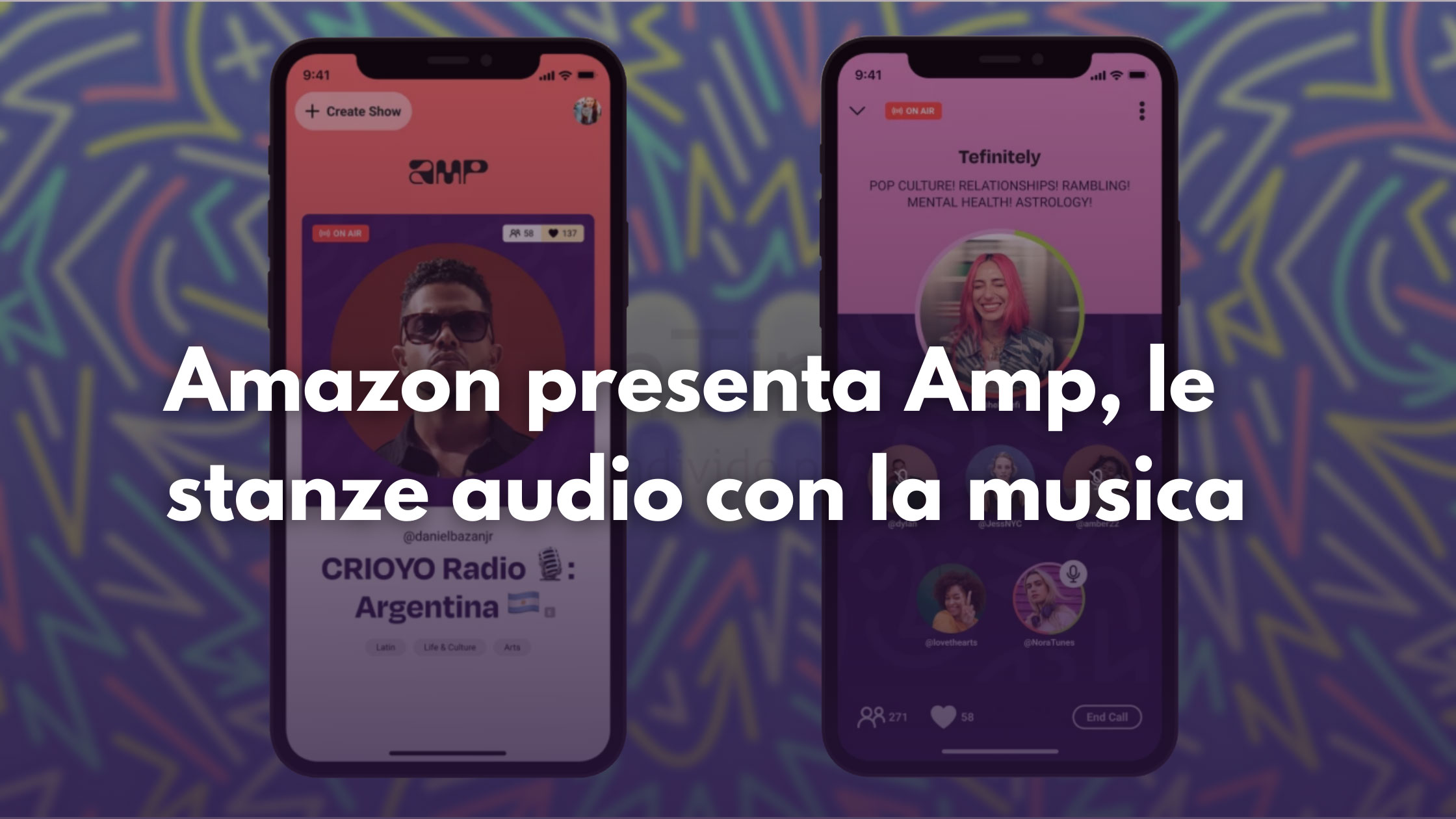 Amazon Amp, le stanze audio con la musica