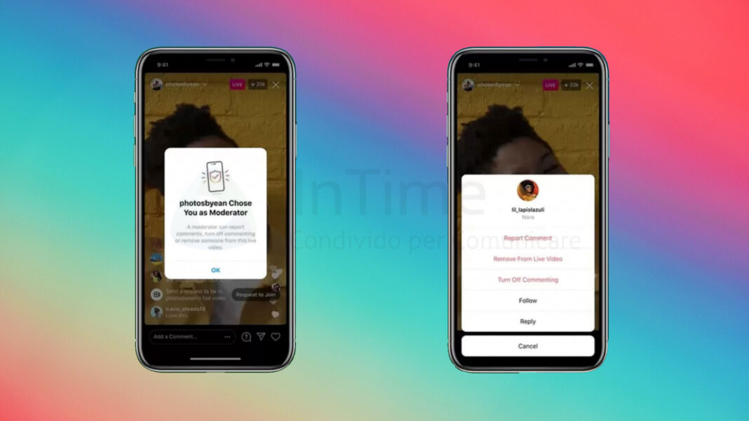 Su Instagram sarà possibile nominare i Moderatori nelle dirette