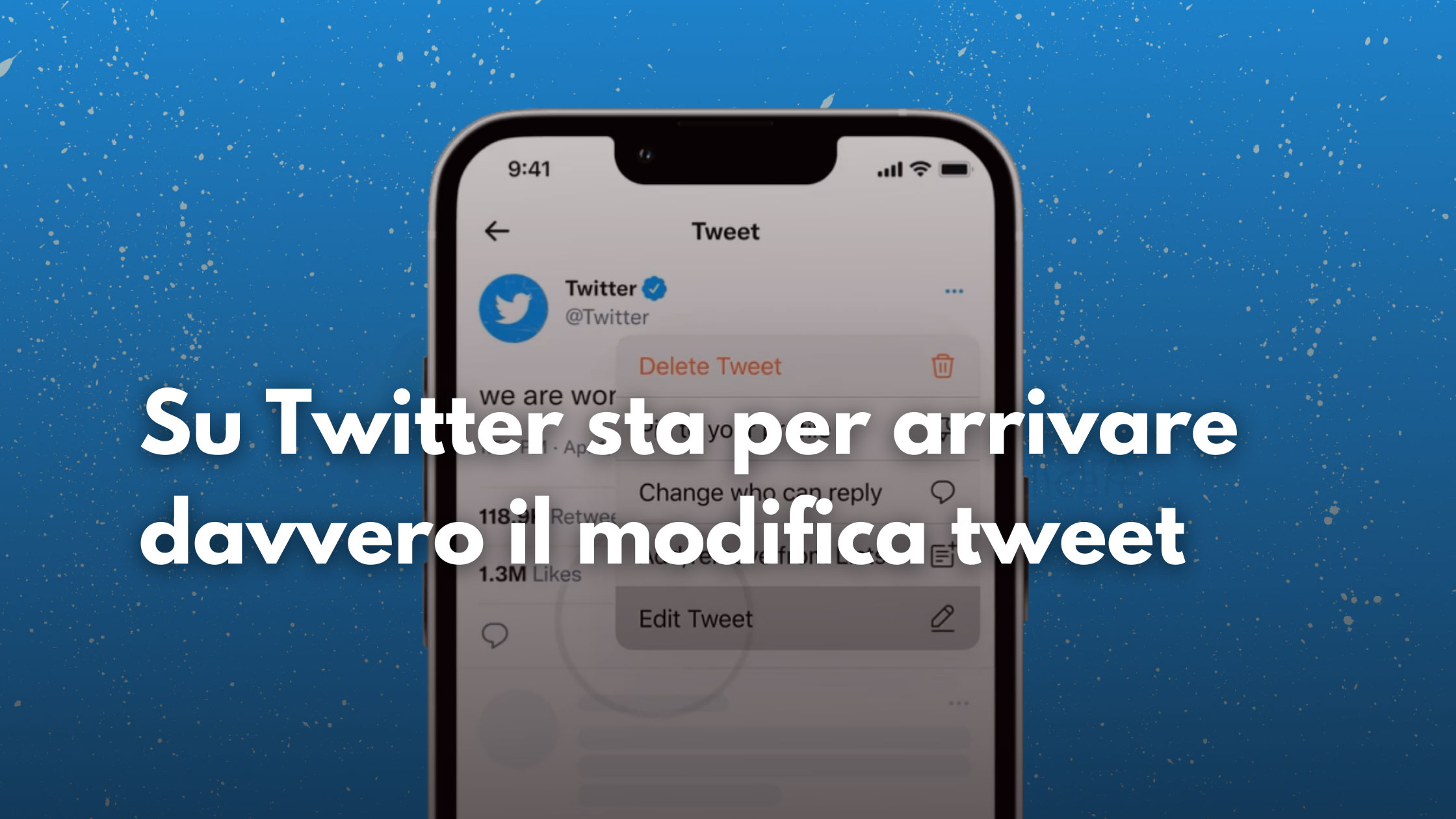 Twitter, arriva il modifica tweet