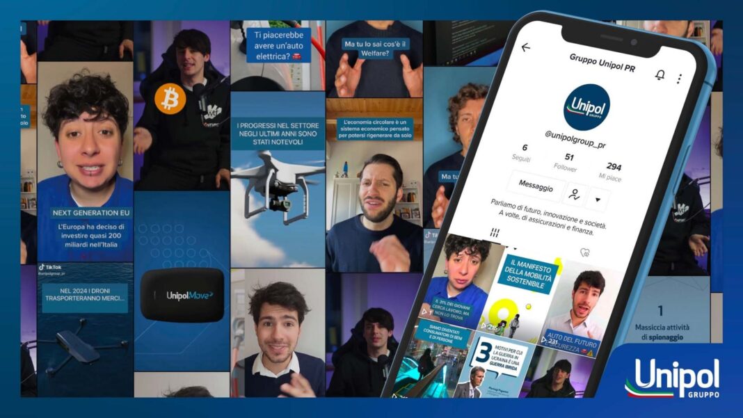 Gruppo Unipol arriva su TikTok per parlare alla Generazione Z