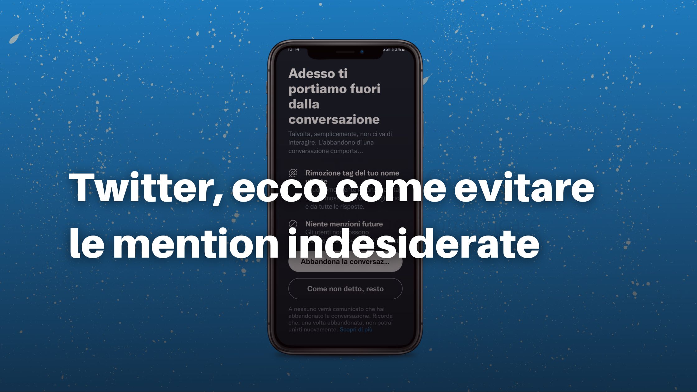 twitter mention indesiderate