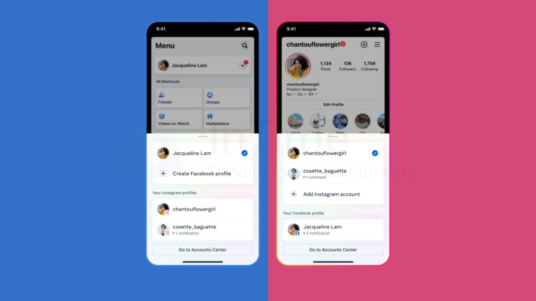 Meta, ecco l′interfaccia unica per Facebook e Instagram