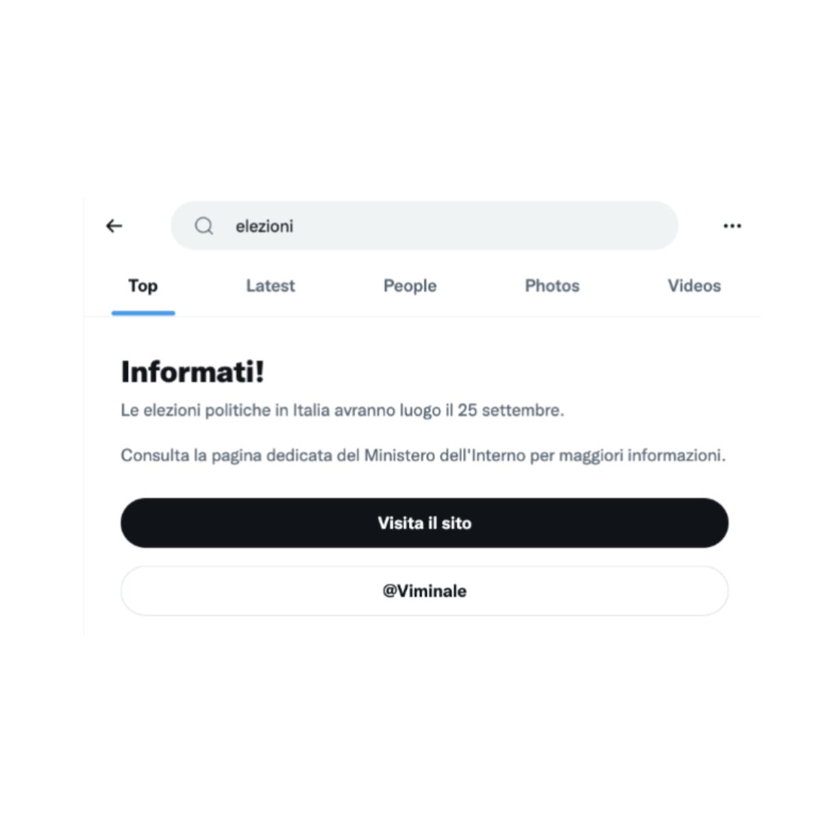 twitter elezioni politiche 2022