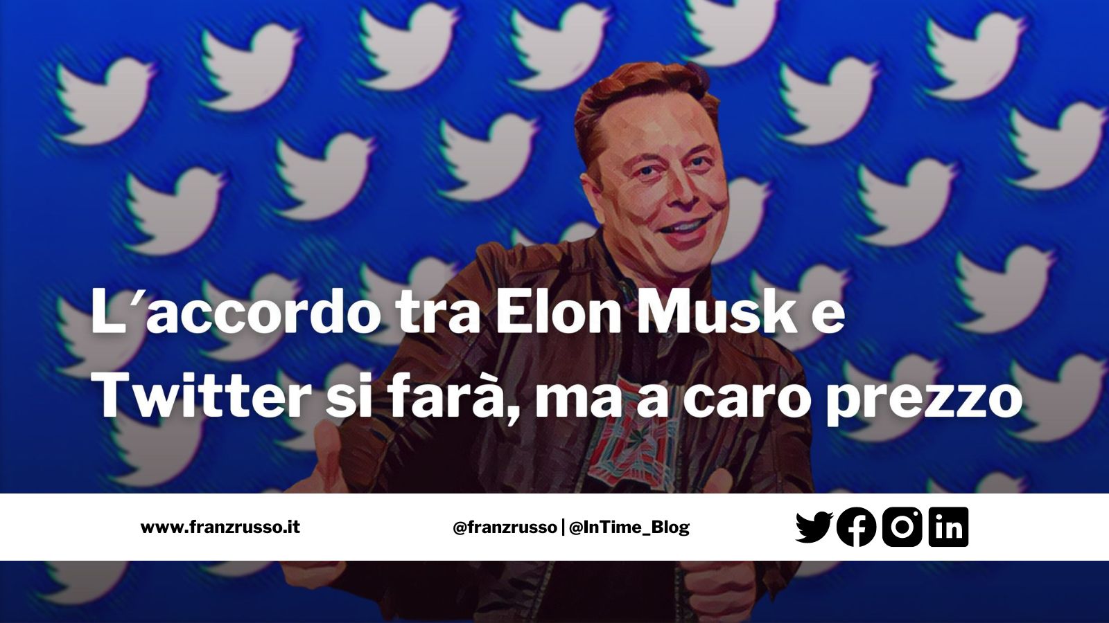 Elon Musk accordo Twitter 2022 