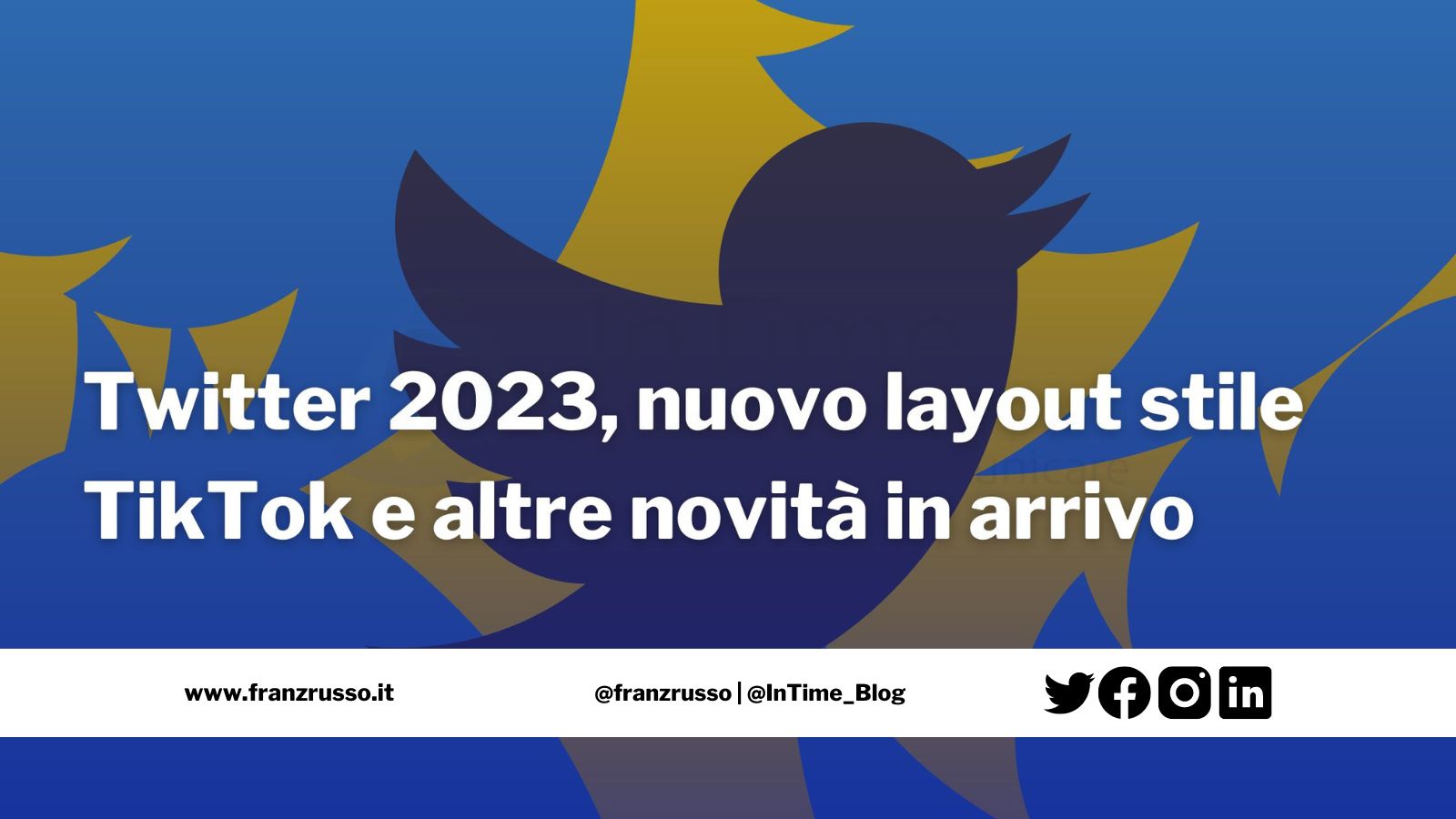 twitter 2023 layout novità