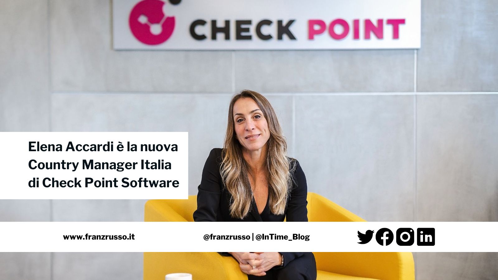 Elena Accardi Country Manager Italia check poitn software
