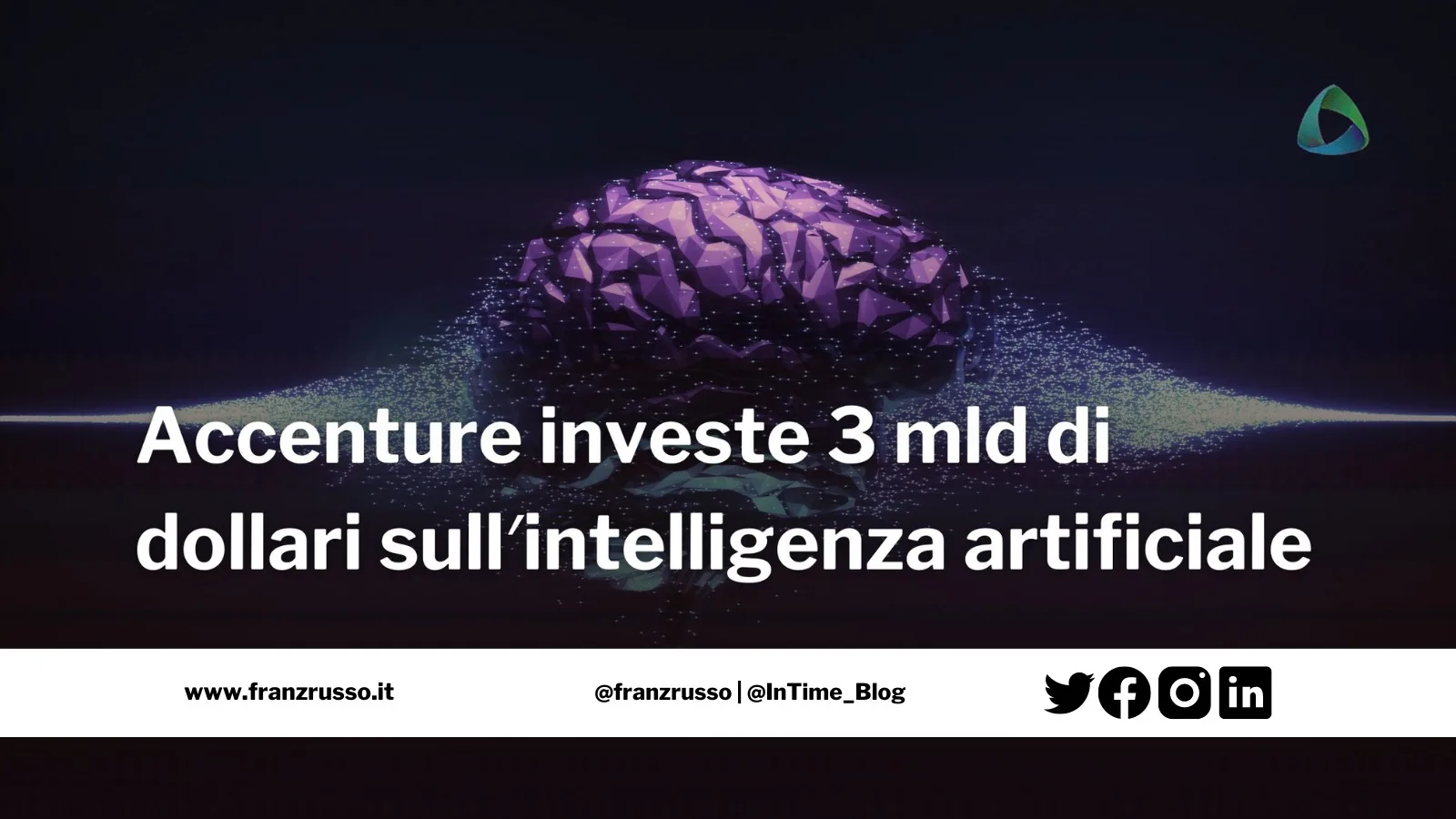 Accenture investimento intelligenza artificiale