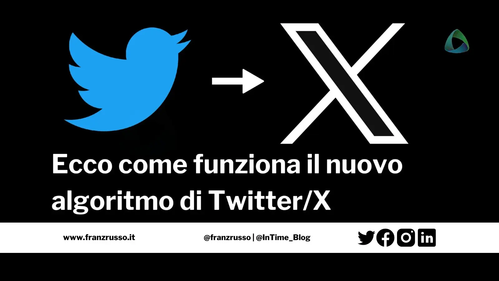 twitter X algoritmo franzrusso.it