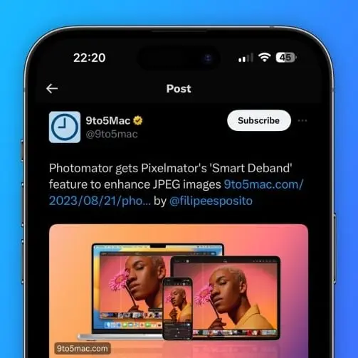 twitter x senza titoli esempio