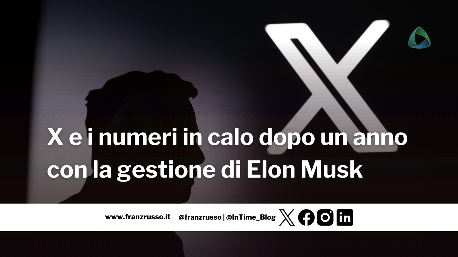 X numeri in calo dopo un anno gestione Elon Musk franzrusso.it