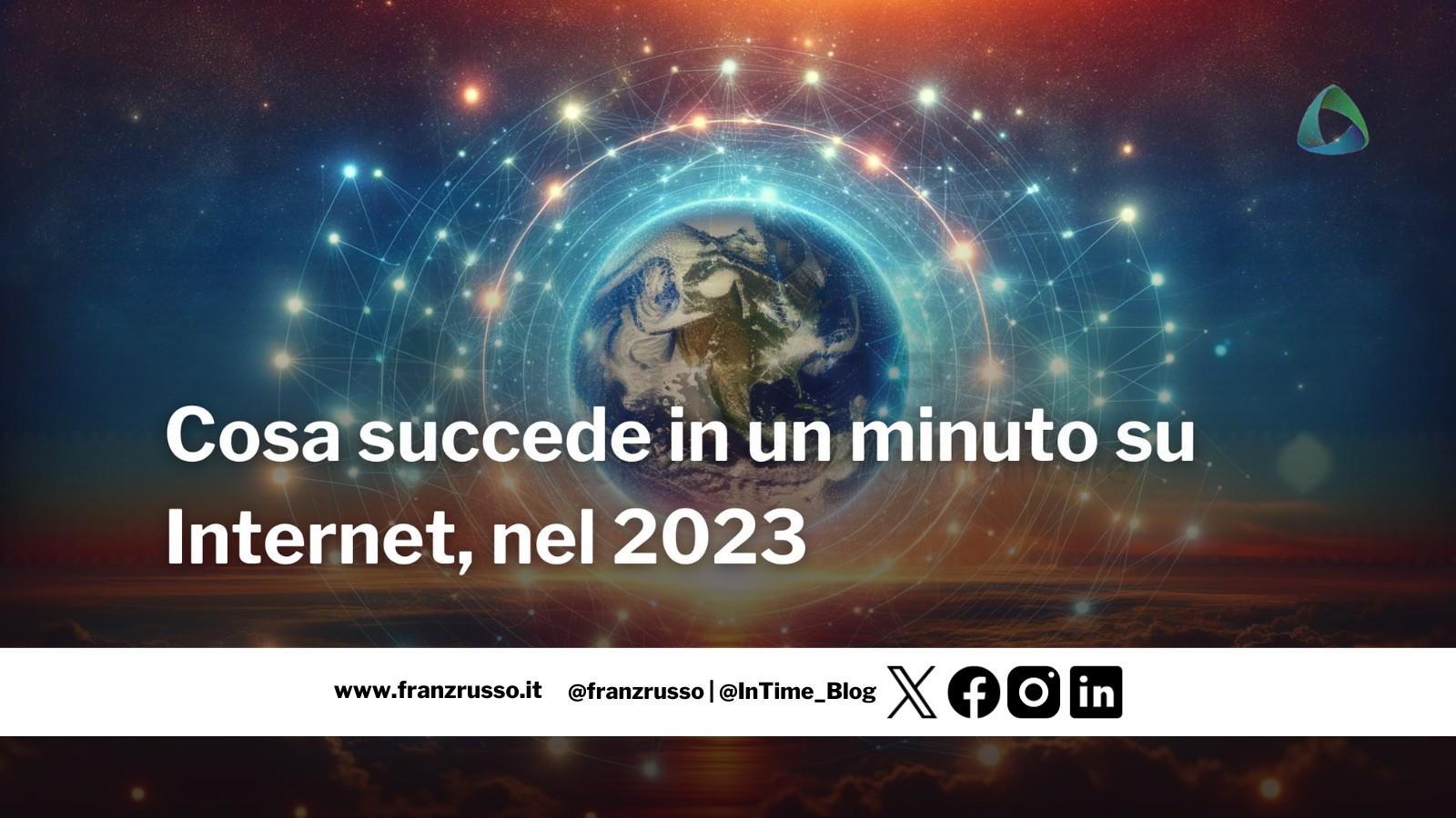 Cosa succede in un minuto su Internet, nel 2023 franzrusso