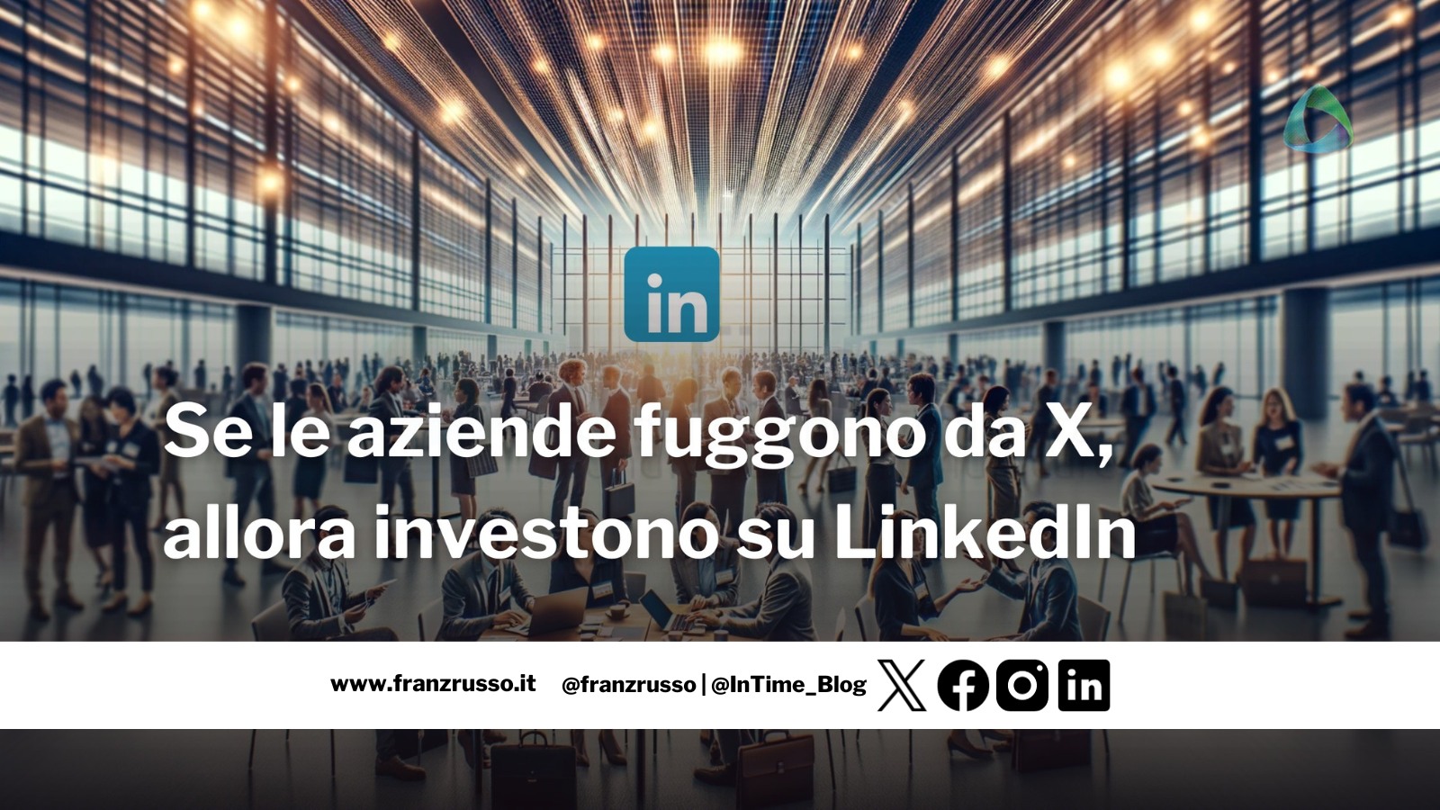 linkedin aziende pubblicità 2023 franzrusso