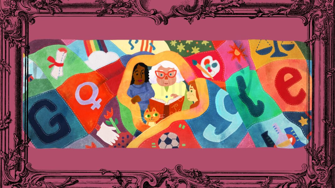Il doodle di Google per la Giornata Internazionale della Donna 2024