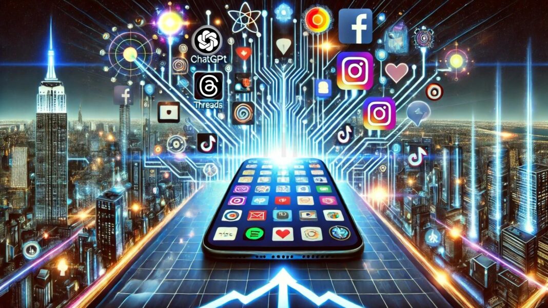 In Italia tra le app scaricate spiccano ChatGPT e Threads