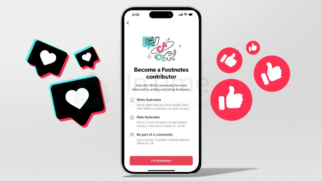 TikTok lancia Footnotes, la versione ibrida di Community Notes