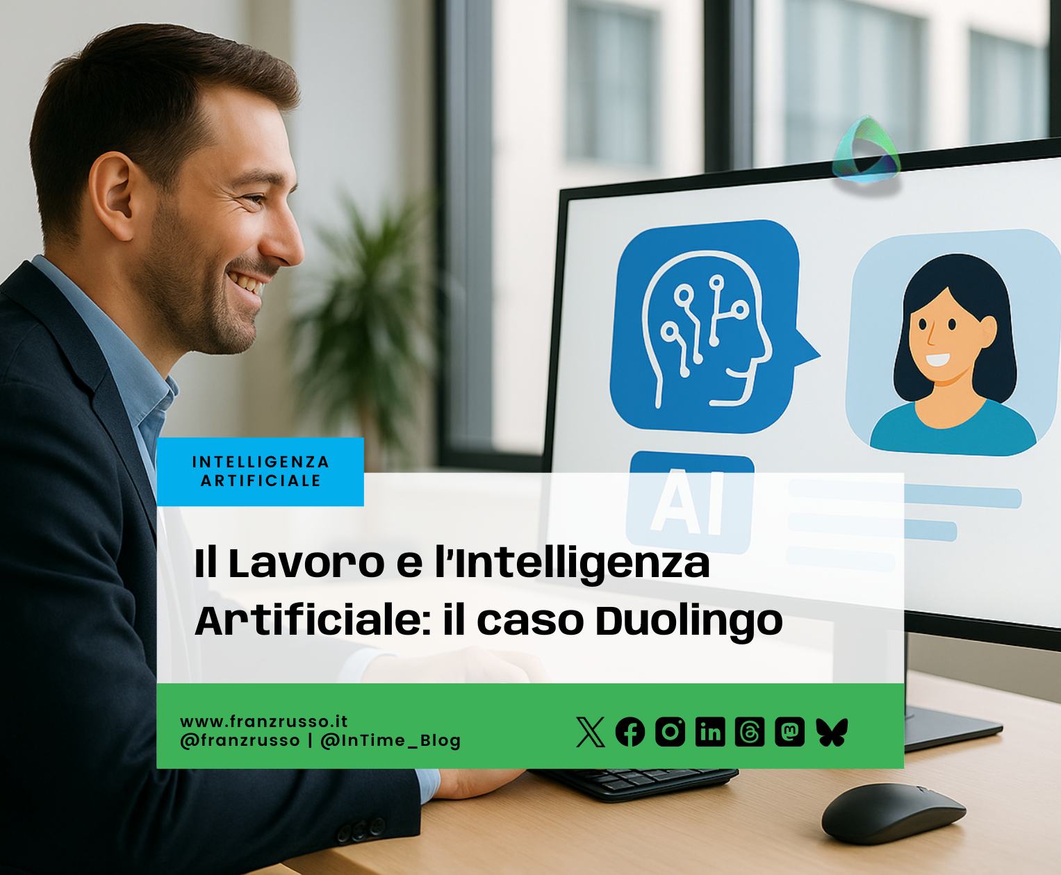 Lavoro e intelligenza artificiale, il caso duolingo