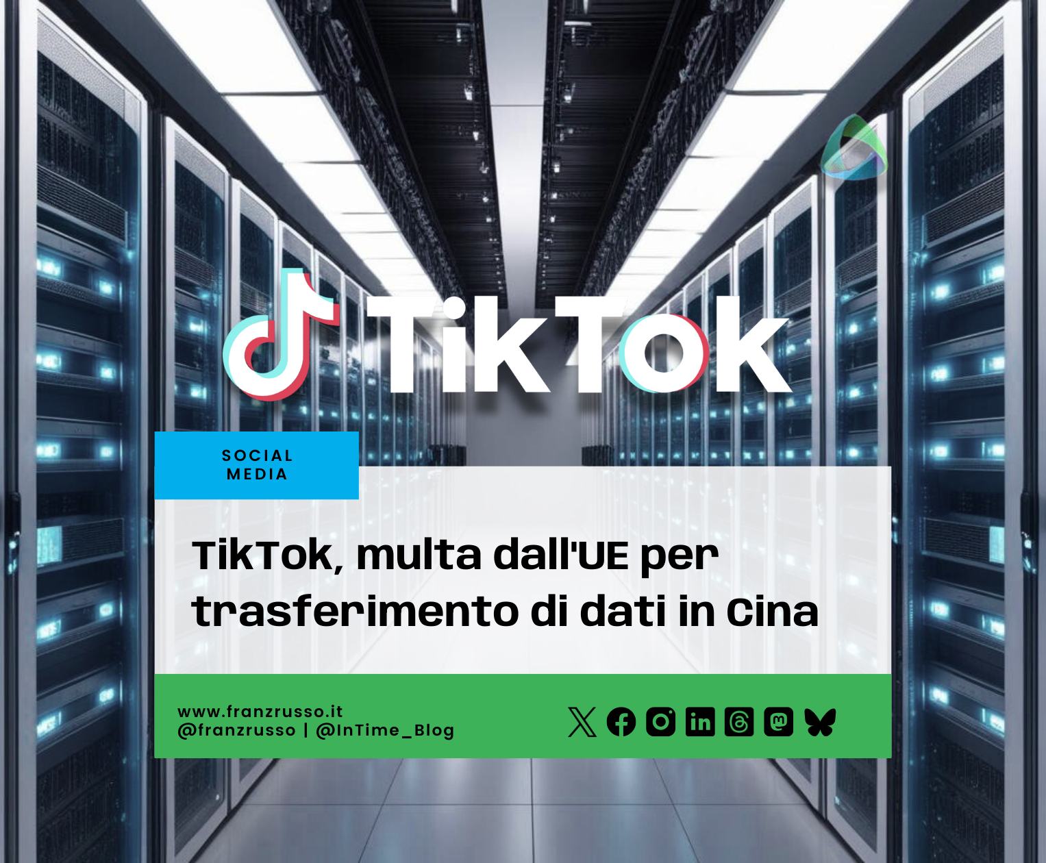 TikTok, multa dall'UE per trasferimento di dati in Cina