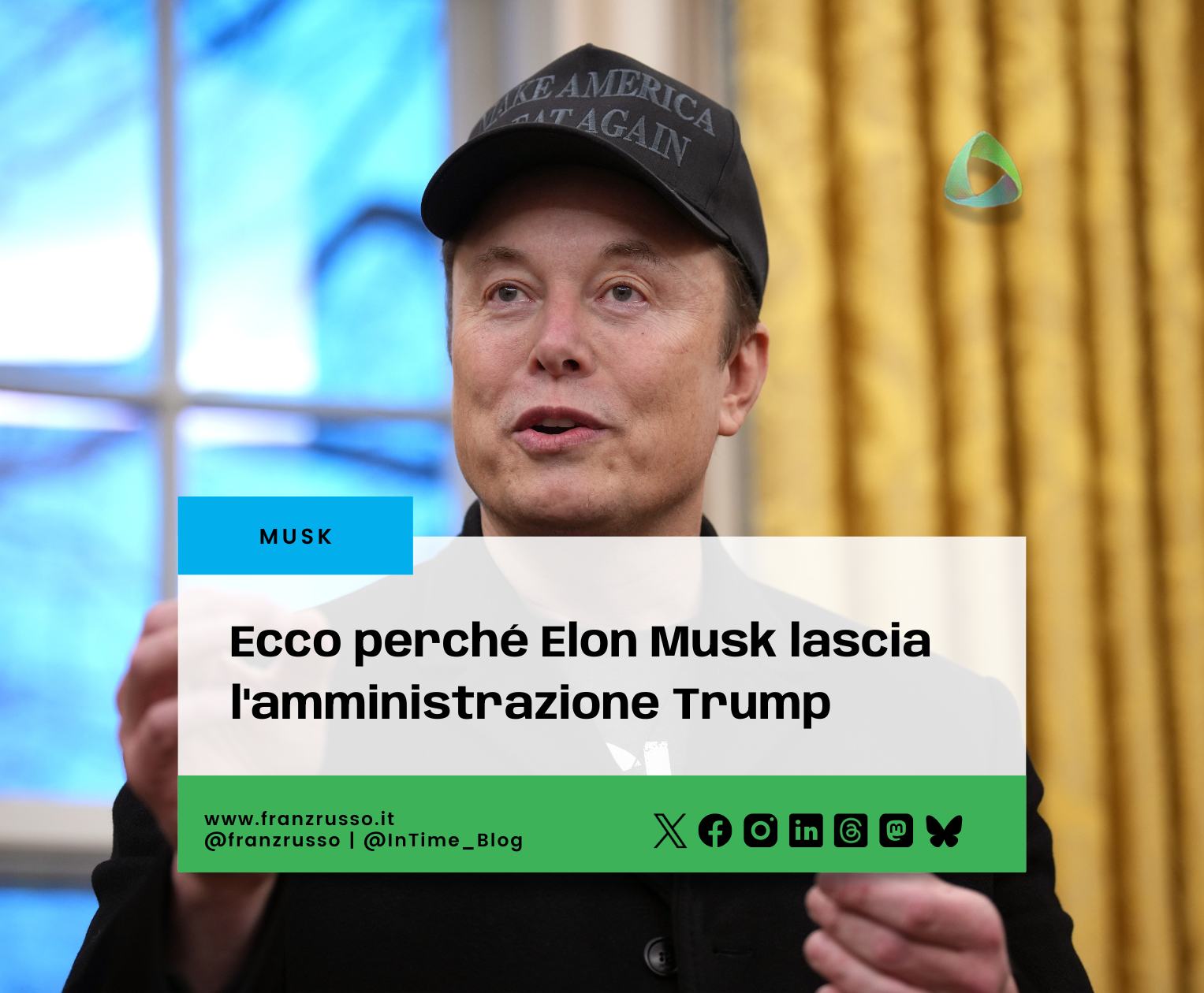 Ecco perché Elon Musk lascia l'amministrazione Trump