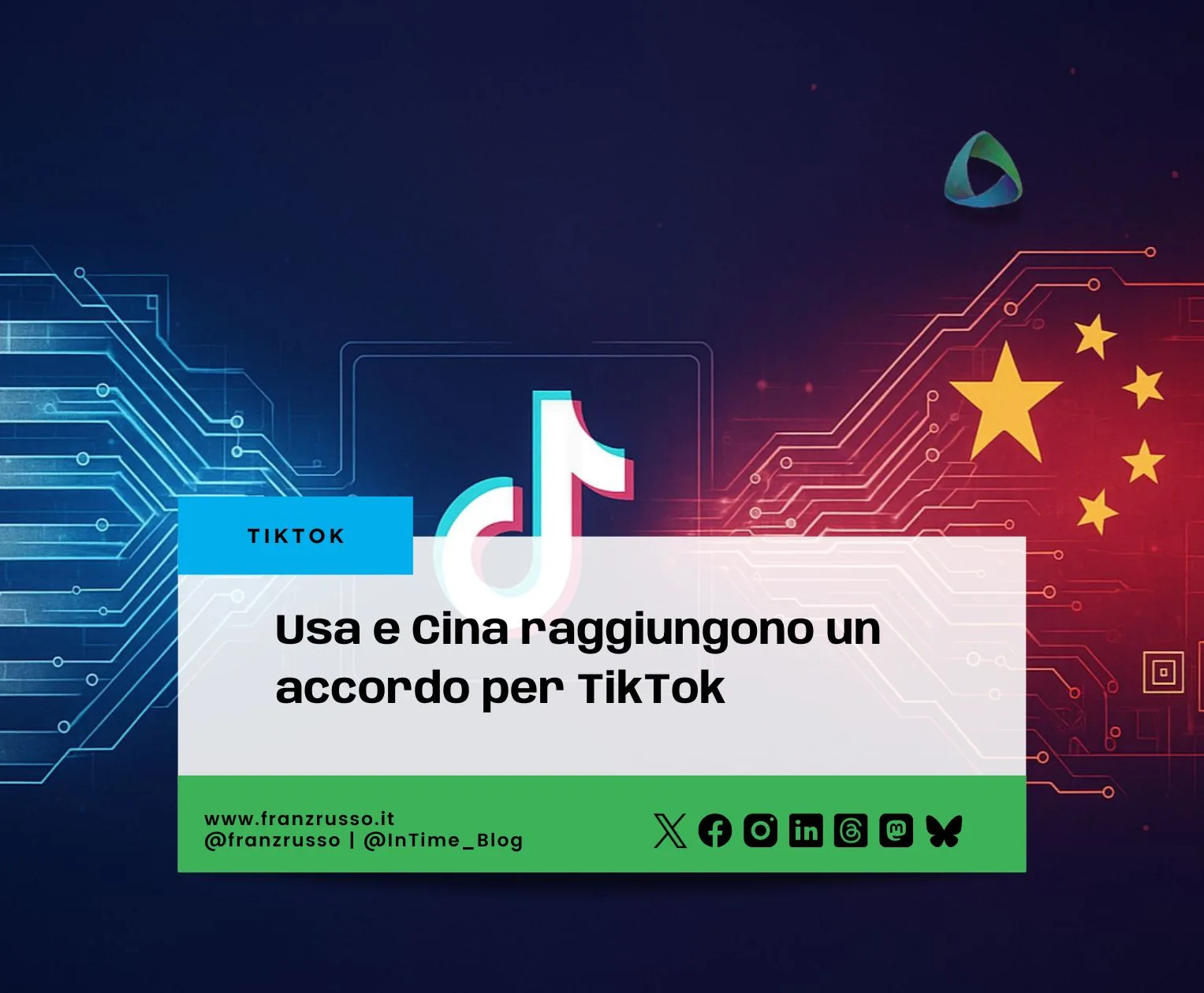 Usa e Cina raggiungono un accordo per TikTok