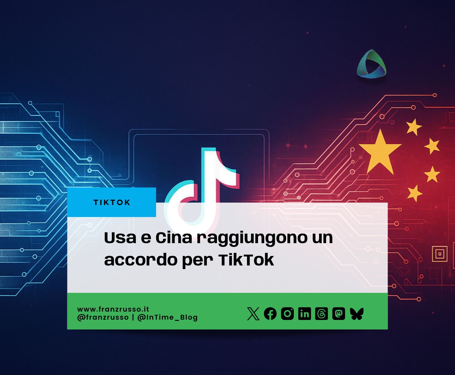 Usa e Cina raggiungono un accordo per TikTok