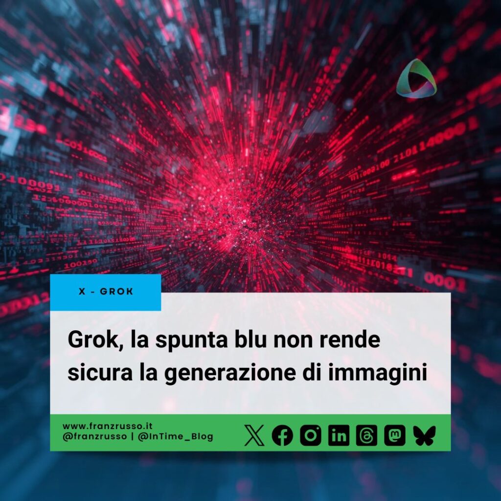 Grok, la spunta blu non rende sicura la generazione di immagini