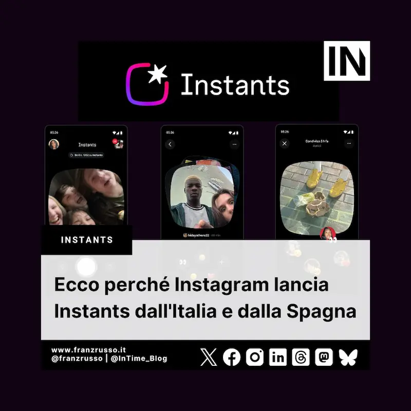 Ecco perché Instagram lancia Instants dall'Italia e dalla Spagna