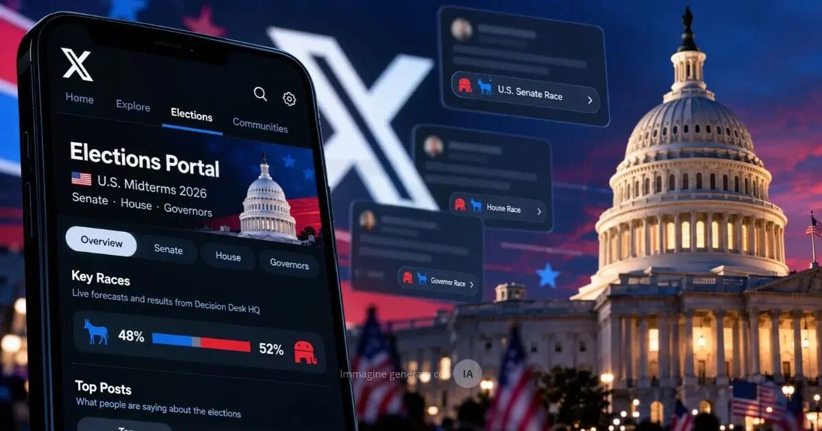 X lancia il portale per seguire le elezioni di midterms negli Usa